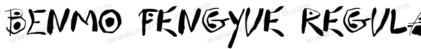 BENMO Fengyue Regula字体转换